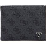 Pánské Luxusní peněženky Guess v černé barvě z polyuretanu ve slevě 