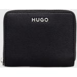 Dámské Peněženky na zip HUGO v černé barvě z polyesteru ve slevě 