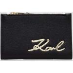 Dámské Luxusní peněženky Karl Lagerfeld v černé barvě z polyuretanu 