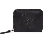 Dámské Luxusní peněženky Karl Lagerfeld v černé barvě v elegantním stylu z koženky 