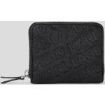 Dámské Luxusní peněženky Karl Lagerfeld v černé barvě prošívané z koženky 