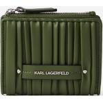 Dámské Luxusní peněženky Karl Lagerfeld v zelené barvě z kůže 