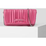 Dámské Luxusní peněženky Karl Lagerfeld v růžové barvě v elegantním stylu z kůže 