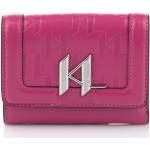 Dámské Luxusní peněženky Karl Lagerfeld v růžové barvě 