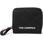 Dámské Luxusní peněženky Karl Lagerfeld v černé barvě z koženky 