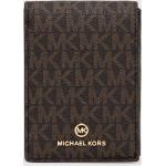 Dámské Designer Luxusní peněženky Michael Kors v hnědé barvě z polyvinylchloridu ve slevě 