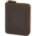 Pánské Kožené peněženky Collin Rowe v hnědé barvě z kůže 