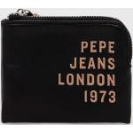 Dámské Peněženky na zip Pepe Jeans v černé barvě z polyesteru 