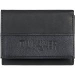 Pánské Kožené peněženky Quiksilver v černé barvě z kůže s blokováním RFID ve slevě 