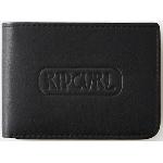 Pánské Kožené peněženky Rip Curl v černé barvě z koženky 