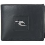 Pánské Kožené peněženky Rip Curl v černé barvě z kůže s blokováním RFID 