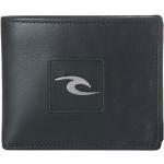 Pánské Kožené peněženky Rip Curl v černé barvě z kůže s blokováním RFID ve slevě 