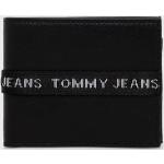 Kožené peněženky Tommy Hilfiger v černé barvě z polyuretanu s blokováním RFID ve slevě 