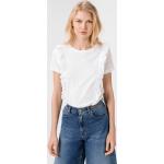 Dámská  Krajková trička Pepe Jeans v bílé barvě z bavlny ve velikosti M 