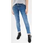 Dámské Slim Fit džíny Pepe Jeans v modré barvě z džínoviny šířka 27 délka 34 