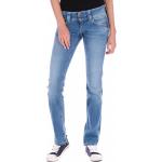 Dámské Straight Fit džíny Pepe Jeans Venus ve světle modré barvě z bavlny šířka 31 délka 34 