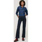 Dámská  Jarní a podzimní móda Pepe Jeans v tmavě modré barvě z džínoviny ve velikosti 9 XL šířka 28 délka 32 