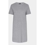 Dámské Letní šaty Pieces v šedé barvě ze syntetiky ve velikosti XXL plus size 