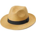 Pánské Fedora klobouky Fawler ve smetanové barvě v námořnickém stylu ze slámy se stuhou na léto 