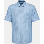Pánské Košile Pierre Cardin v modré barvě v ležérním stylu ve velikosti XXL plus size 