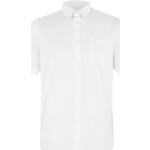 Pánské Košile s krátkým rukávem Pierre Cardin v bílé barvě ve velikosti XXL s krátkým rukávem plus size 