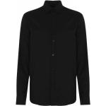 Pánské Košile s dlouhým rukávem Pierre Cardin v černé barvě ve velikosti XXL s dlouhým rukávem plus size 