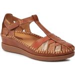 Dámské Kožené sandály Pikolinos v hnědé barvě z kůže ve velikosti 39 na léto 