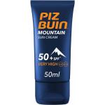 Pánské Opalovací krémy Piz Buin Mountain o objemu 50 ml s krémovou texturou SPF 50 