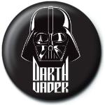 Placky & odznaky Pyramid International v černé barvě s motivem Star Wars Darth Vader 