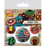 Placky Marvel Comics Captain America - 5 ks