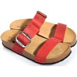 Dámské Sandály na klínku Plakton v červené barvě ze syntetiky ve velikosti 36 udržitelná móda 