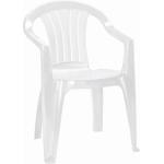 Zahradní židle Keter v bílé barvě v moderním stylu z plastu stohovatelné 
