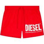 Pánské Koupací šortky Diesel v červené barvě ve velikosti M rychleschnoucí 