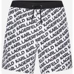 Pánské Plážové šortky Karl Lagerfeld v bílé barvě ve velikosti S 
