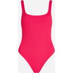 Dámské Jednodílné plavky Karl Lagerfeld v růžové barvě ve velikosti S 