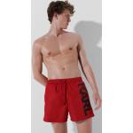 Pánské Plážové šortky Karl Lagerfeld v červené barvě ve velikosti L 
