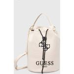 Dámské Luxusní kabelky Guess v béžové barvě z polyesteru 