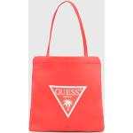 Dámské Luxusní kabelky Guess v růžové barvě z polyesteru 