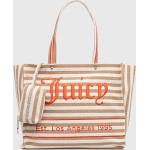 Dámské Plážové tašky Juicy Couture v béžové barvě z látky 