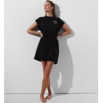 Dámské BIO Plážové šaty Karl Lagerfeld v černé barvě v ležérním stylu ve velikosti XS 