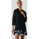 Dámské Košilové šaty Karl Lagerfeld v černé barvě v elegantním stylu ve velikosti XS 