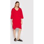 Dámské Letní šaty MAX MARA v červené barvě ve velikosti Oversize ve slevě 