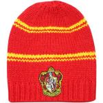 Pánské Zimní čepice v červené barvě z akrylu s motivem Harry Potter 