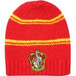Pánské Zimní čepice v červené barvě z akrylu s motivem Harry Potter 