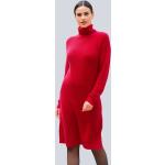Dámské Pletené šaty Alba Moda v červené barvě ze syntetiky ve velikosti XXL ve slevě 