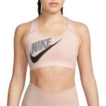 Dámské Sportovní podprsenky Nike v růžové barvě ve velikosti L ve slevě 