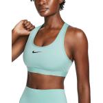 Sportovní podprsenky Nike v zelené barvě ve velikosti XS se střední podporou 