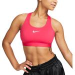 Dámské Sportovní podprsenky Nike v červené barvě ve velikosti XS se střední podporou ve slevě 
