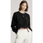 Dámská Designer  Jarní a podzimní móda Polo Ralph Lauren v černé barvě z bavlny ve velikosti L ve slevě 