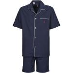 Pánská Designer  Pyžama Polo Ralph Lauren v tmavě modré barvě ve velikosti XXL plus size 